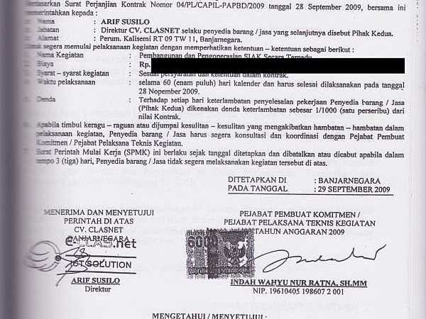 Dokumentasi Sebagian SPK&nbsp;2006-2014